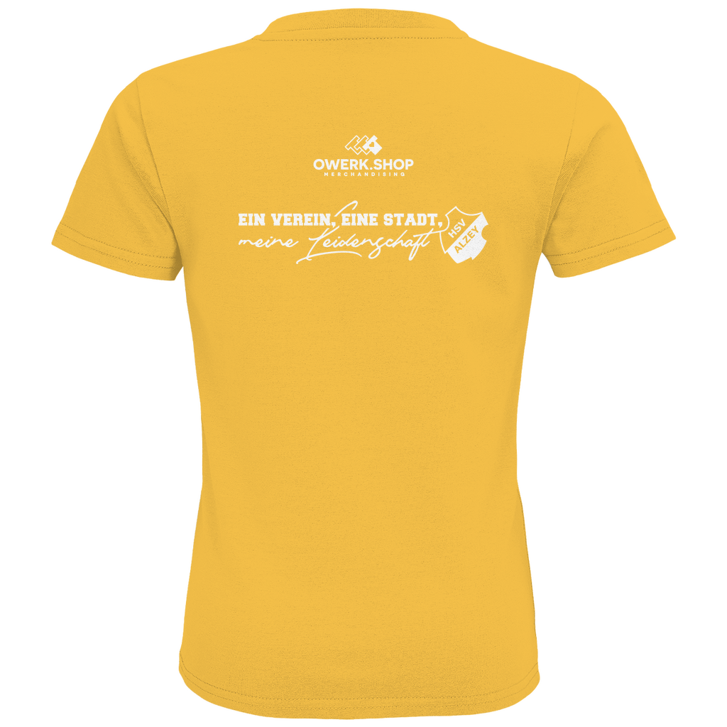 Kinder Premium Bio T-Shirt HSV Alzey Wappen + Rabatt