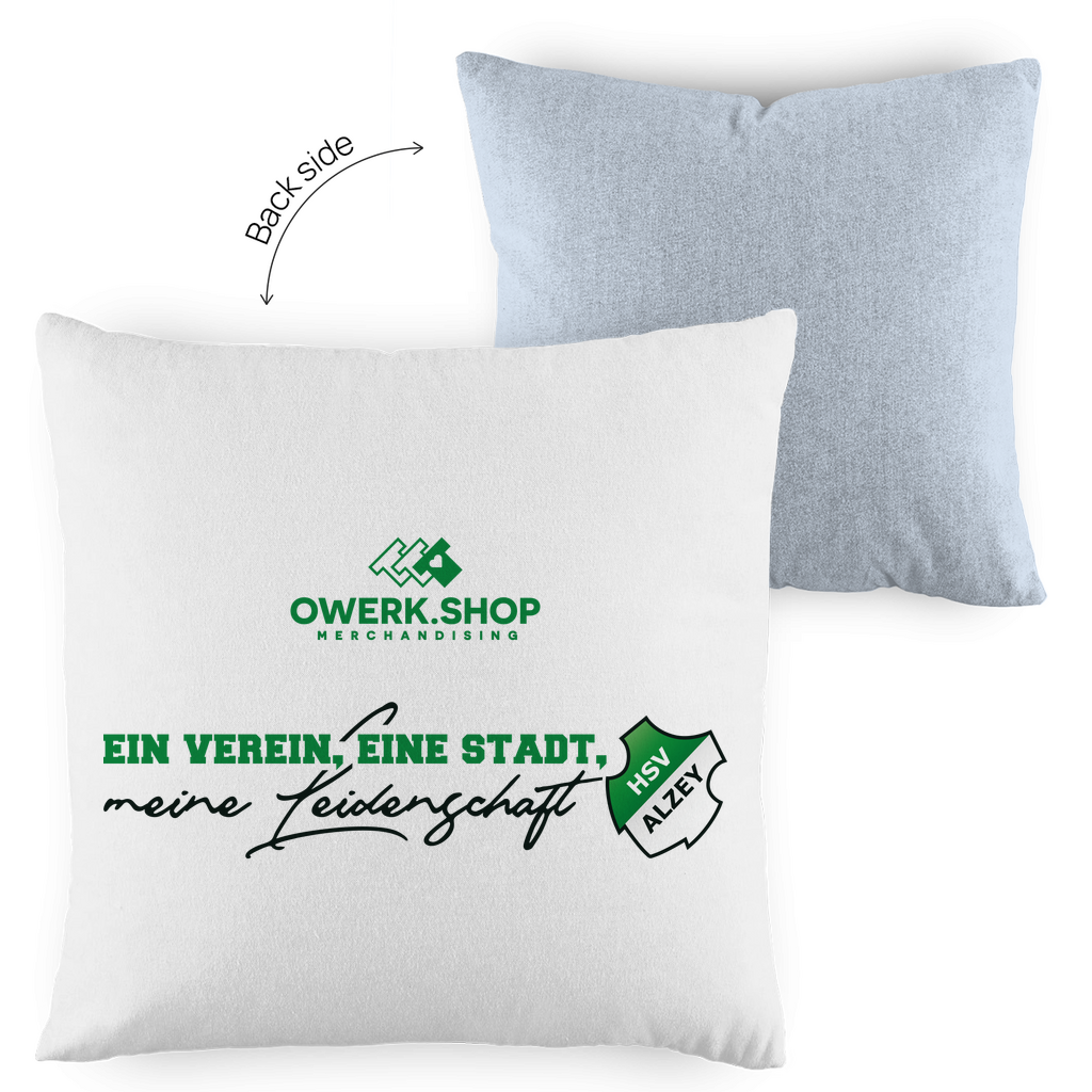 Kopfkissen zweifarbig HSV Alzey Leidenschaft + Rabatt