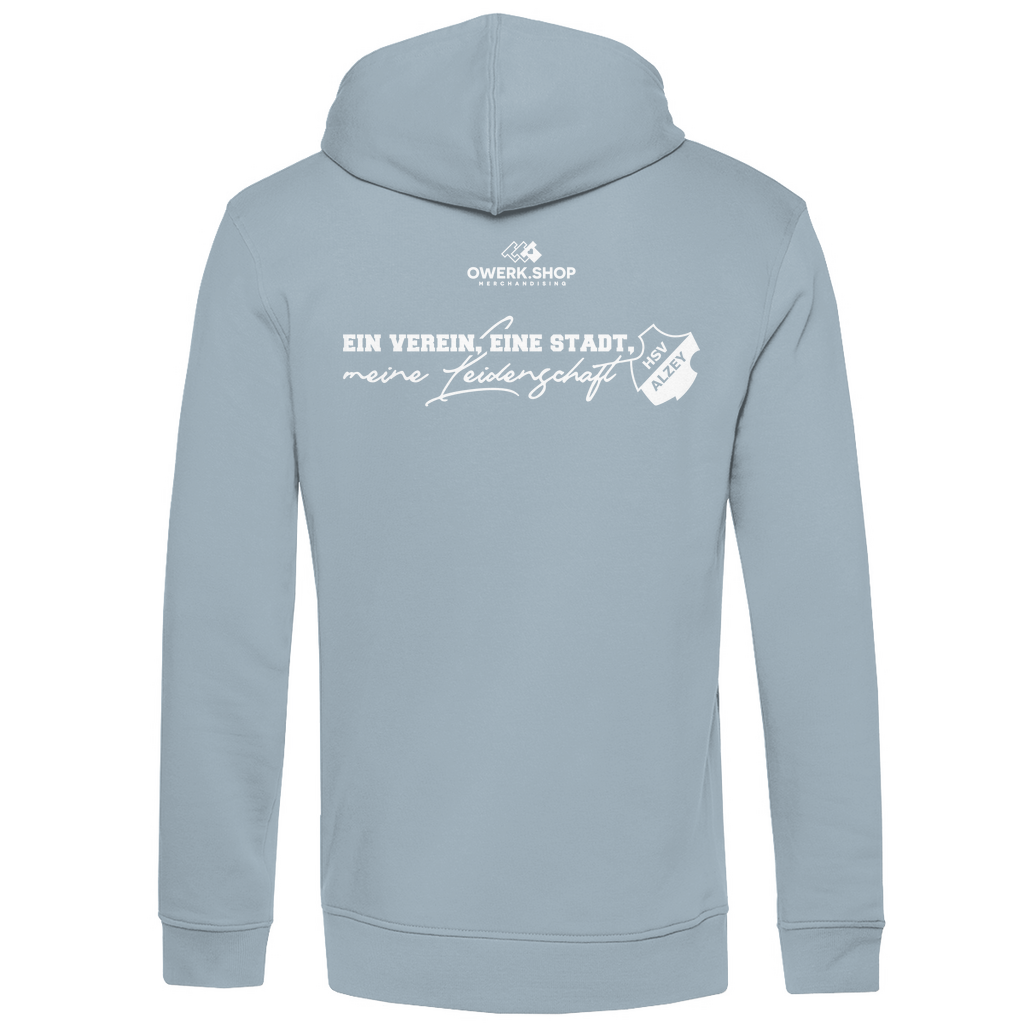 Herren Premium Bio Hoodie HSV Alzey Wappen + Rabatt