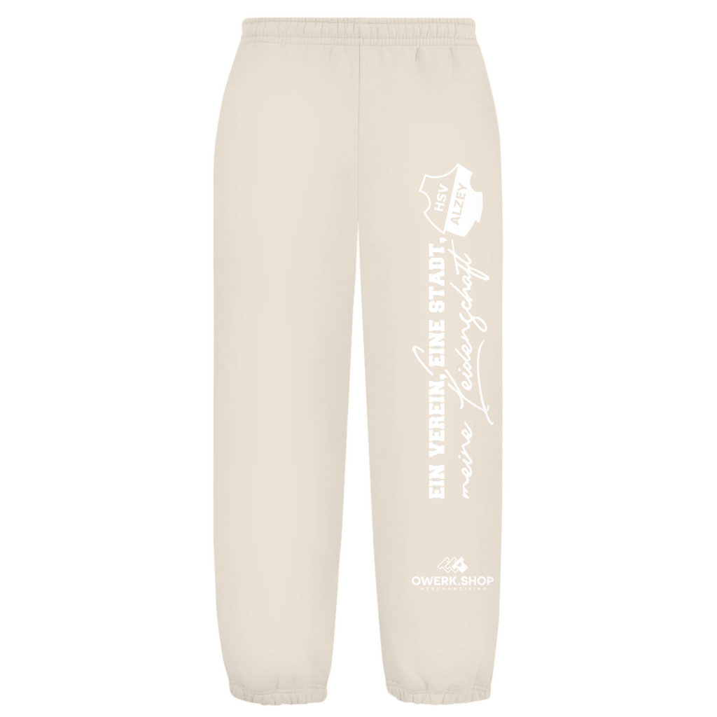 Oversize Fluffy Sweatpants Sweatpants HSV Wappen + Rabatt