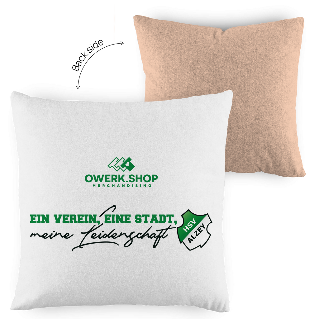 Kopfkissen zweifarbig HSV Alzey Leidenschaft + Rabatt