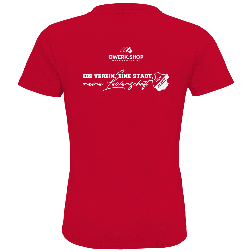 Kinder Premium Bio T-Shirt HSV Alzey Wappen + Rabatt