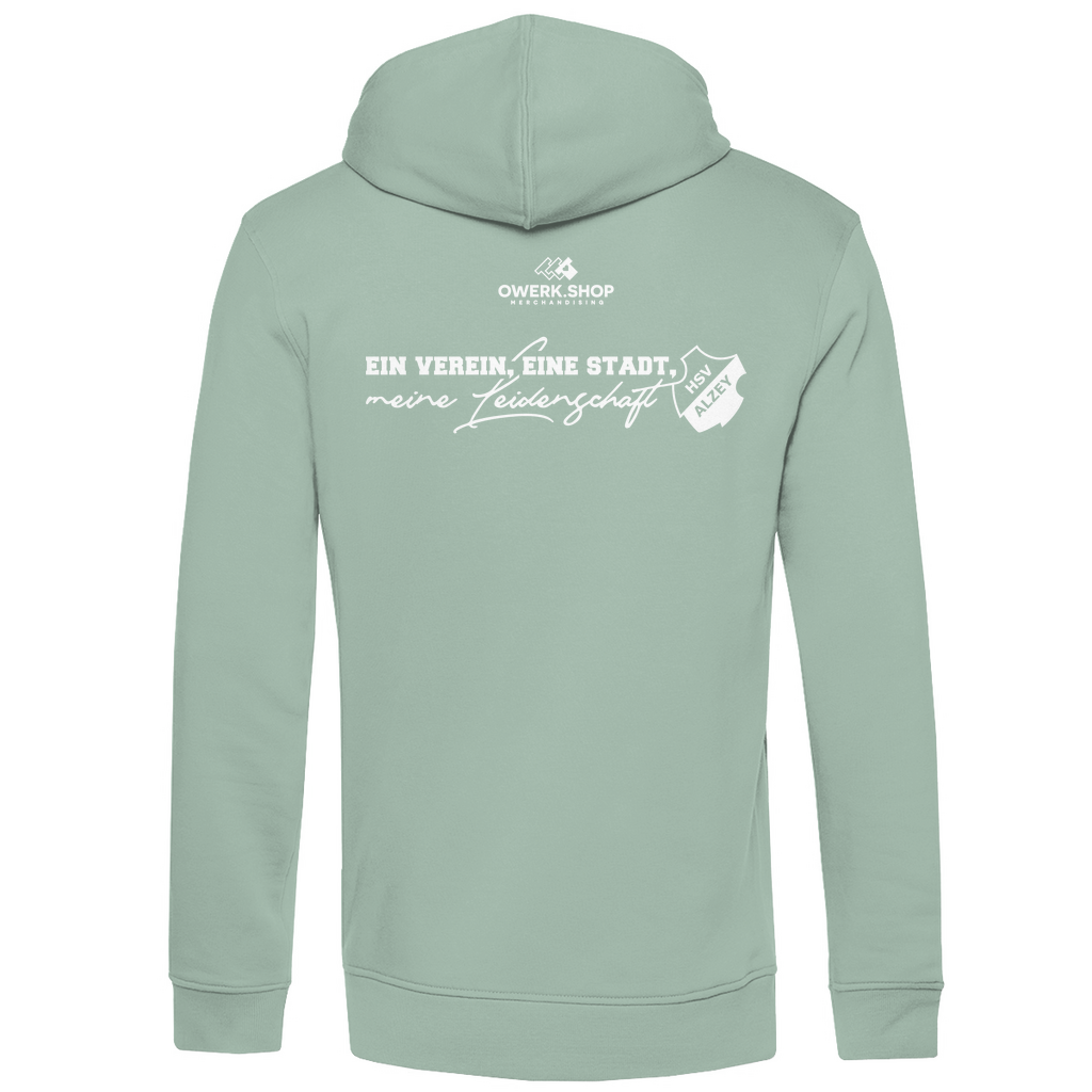 Herren Premium Bio Hoodie HSV Alzey Wappen + Rabatt