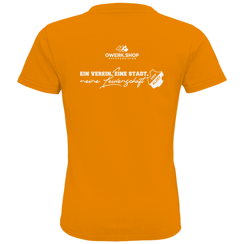 Kinder Premium Bio T-Shirt HSV Alzey Wappen + Rabatt