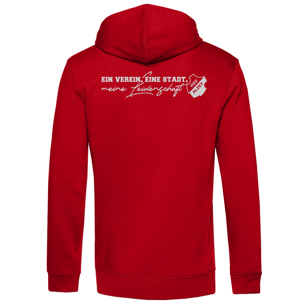 Herren Premium Bio Hoodie HSV Alzey Wappen