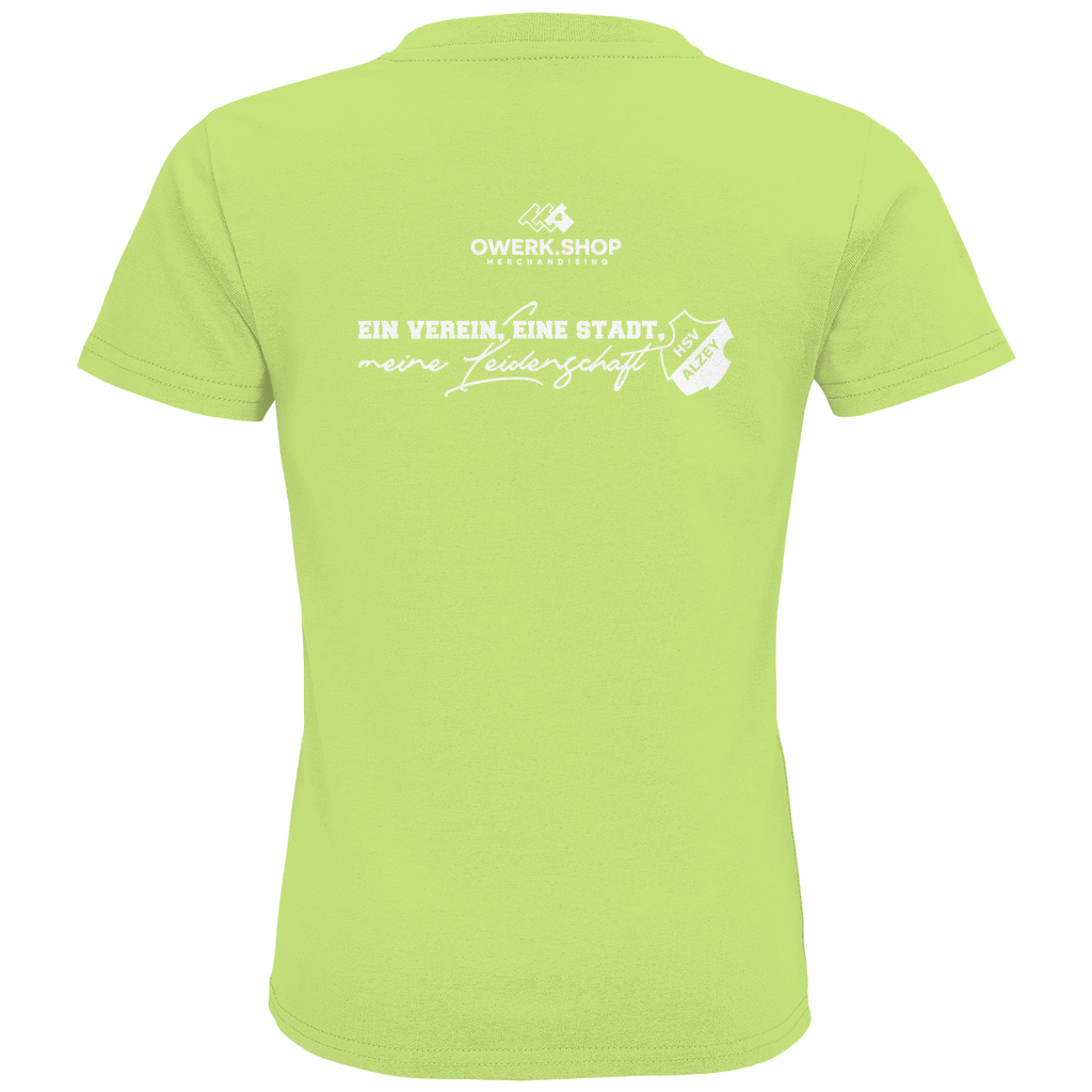 Kinder Premium Bio T-Shirt HSV Alzey Wappen + Rabatt