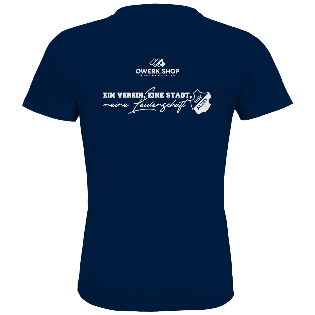 Kinder Premium Bio T-Shirt HSV Alzey Wappen + Rabatt