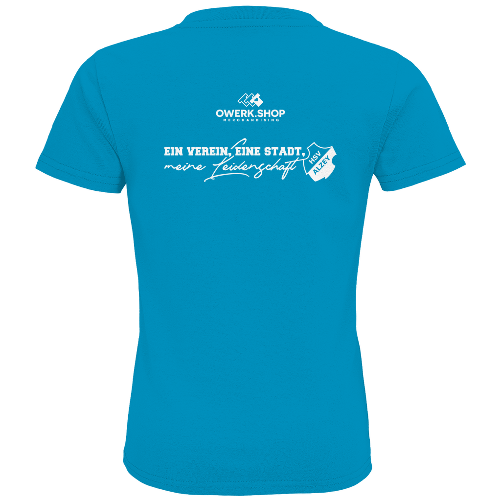 Kinder Premium Bio T-Shirt HSV Alzey Wappen + Rabatt