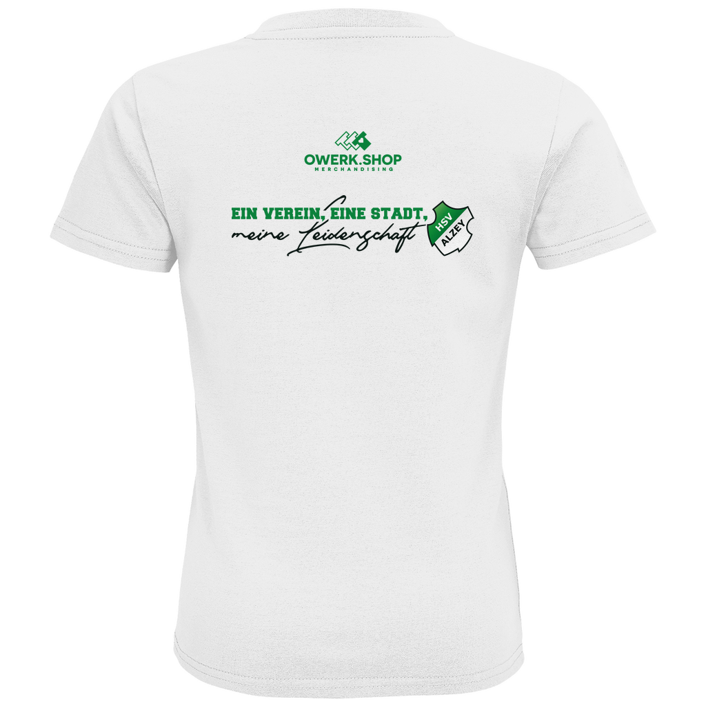 Kinder Premium Bio T-Shirt HSV Alzey Wappen + Rabatt
