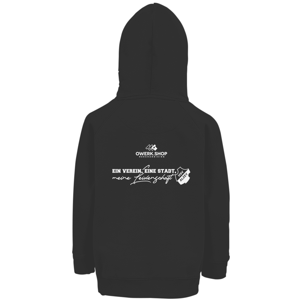 Kinder Premium Bio Hoodie HSV Wappen + Rabatt