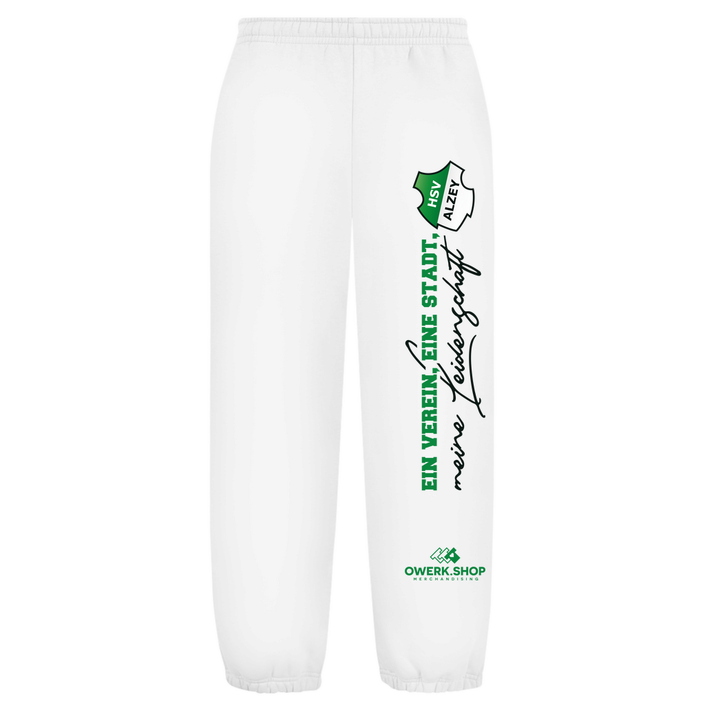 Oversize Fluffy Sweatpants Sweatpants HSV Wappen + Rabatt