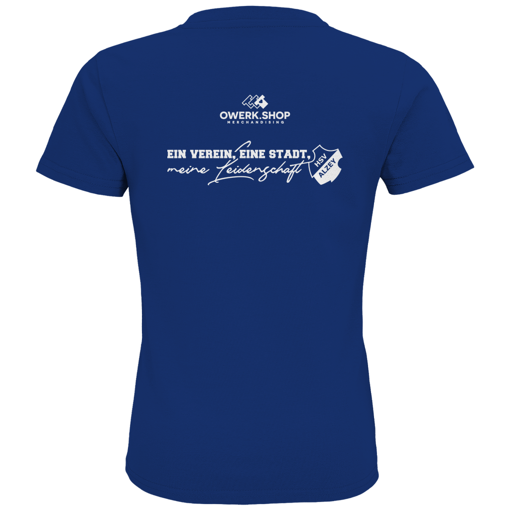Kinder Premium Bio T-Shirt HSV Alzey Wappen + Rabatt