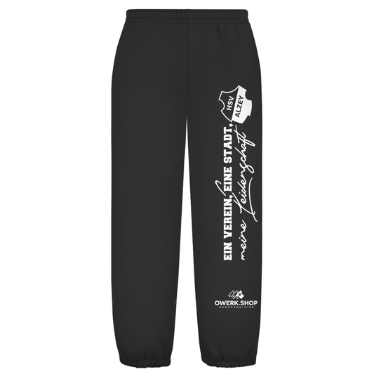 Oversize Fluffy Sweatpants Sweatpants HSV Wappen + Rabatt