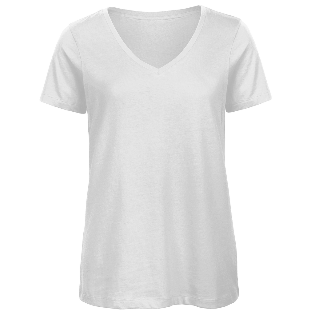 Damen Premium Bio V-Neck T-Shirt IG Therapeutisches Reiten